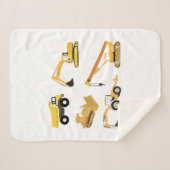 Couverture Sherpa Camions de construction (Devant (Horizontal))