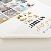 Couverture Sherpa Camions de construction Baby First Year Photo Coll (3/4)