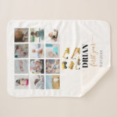 Couverture Sherpa Camions de construction Baby First Year Photo Coll (Devant (Horizontal))