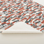 Couverture Sherpa Camouflage d'automne (3/4)