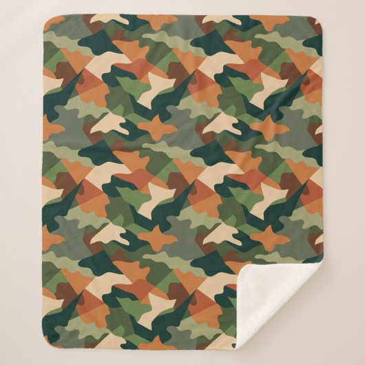 Couverture Sherpa Camouflage de tranchée tactique (Devant)