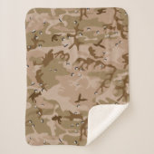Couverture Sherpa Camouflage Désert Avec Galets, Militaire, Armée (Devant)