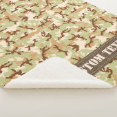 Couverture Sherpa Camouflage du désert (3/4)