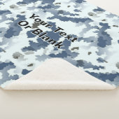 Couverture Sherpa Camouflage hivernal fractal (3/4)