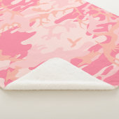 Couverture Sherpa Camouflage rose, Armée (3/4)