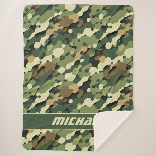 Couverture Sherpa Camouflage urbain (Devant)