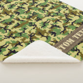 Couverture Sherpa Camouflage Woodland (3/4)