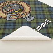Couverture Sherpa Campbell Crest sur Tartan (3/4)