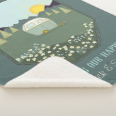 Couverture Sherpa Camping Couples en plein air Camping Trailer Perso (3/4)