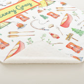 Couverture Sherpa Camping Outdoor Adventure Watercolor (3/4)