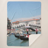 Couverture Sherpa Canal de Venise Sherpa Blanket (Devant)