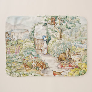 Couverture Sherpa Canard classique se promenant dans le jardin