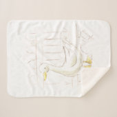 Couverture Sherpa Canard de conte de fées (Devant (Horizontal))