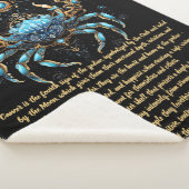 Couverture Sherpa Cancer Zodiac Art (3/4)