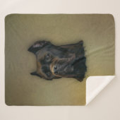 Couverture Sherpa Canne Corso - mastiff italien (Devant (Horizontal))