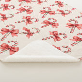 Couverture Sherpa Canneberges de Noël (3/4)