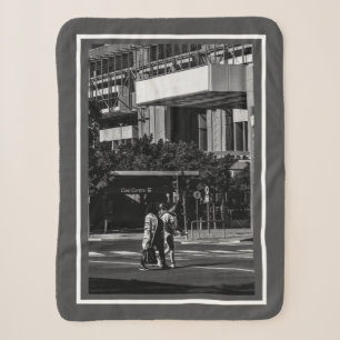 Couverture Sherpa Cape Town Monochrome Cityscape Street Lifestyle