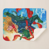 Couverture Sherpa Capitaine Marvel ~ Carol Danvers (Devant (Horizontal))