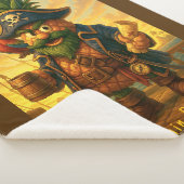 Couverture Sherpa Capitaine PineBeard - Empire ananas (3/4)