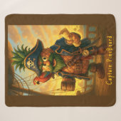 Couverture Sherpa Capitaine PineBeard - Empire ananas (Devant (Horizontal))