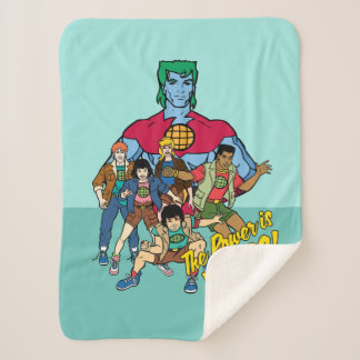Couverture Sherpa Captain Planet Group Graphic - La Puissance Est À