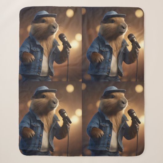 Couverture Sherpa "Capybara Cowboy : Sérénader l'Ouest sauvage" (Devant)