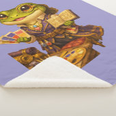 Couverture Sherpa Caractère de grenouille créatrice de royaume (3/4)
