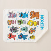 Couverture Sherpa Caractère de rue Sésame (Devant (Horizontal))