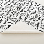 Couverture Sherpa Caractères arachide Motif Graffiti (3/4)