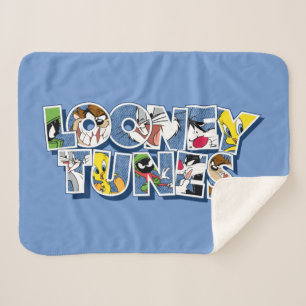 Couverture Sherpa Caractères LOONEY TUNES™ en lettres