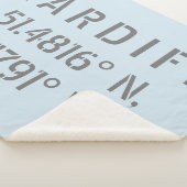 Couverture Sherpa Cardiff Wales Latitude & Longitude (3/4)