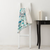 Couverture Sherpa caribou bleu (En situation)