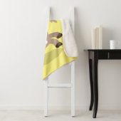 Couverture Sherpa Caricature de chèvre billy joyeux (En situation)