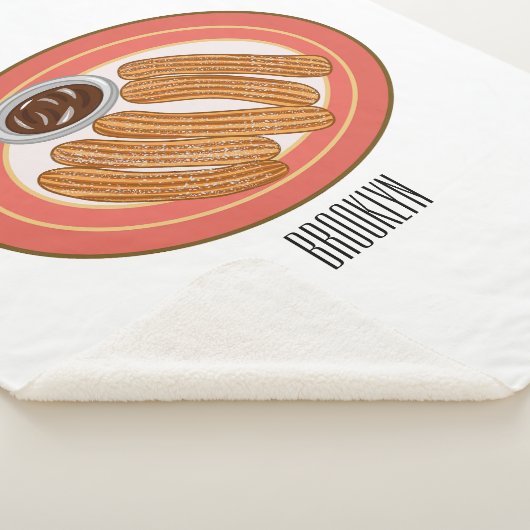 Couverture Sherpa Caricature de Churro (3/4)