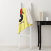 Couverture Sherpa Caricature de coccinelle rouge joyeux (En situation)