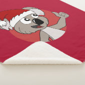 Couverture Sherpa Caricature de koala de Noël (3/4)