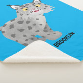 Couverture Sherpa Caricature de lynx de lynx de lynx (3/4)