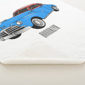 Couverture Sherpa Caricature de voiture classique 1948 (3/4)