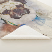 Couverture Sherpa Carlin aquarelle (3/4)