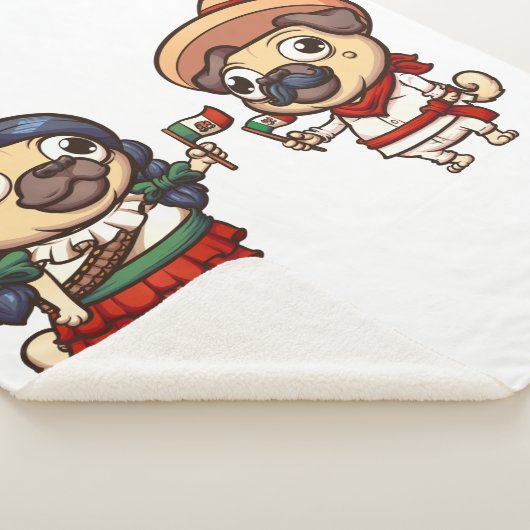 Couverture Sherpa Carlins Cinco De Mayo Sherpa Blanket (3/4)