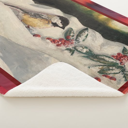 Couverture Sherpa Carol the Chick-a-Dee with Mistletoe (3/4)