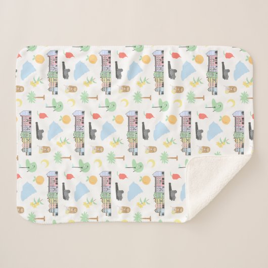 Couverture Sherpa Carolina Sud Blanket (Devant (Horizontal))