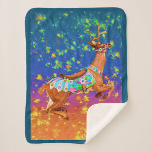 Couverture Sherpa Carousel Stag 06 2023