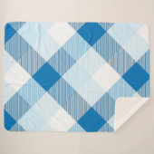 Couverture Sherpa Carré géométrique Résumé 6 (Devant (Horizontal))