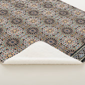 Couverture Sherpa Carreaux de l'Alhambra (3/4)