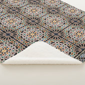 Couverture Sherpa Carreaux de l'Alhambra (3/4)