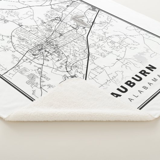 Couverture Sherpa Carte Auburn (3/4)