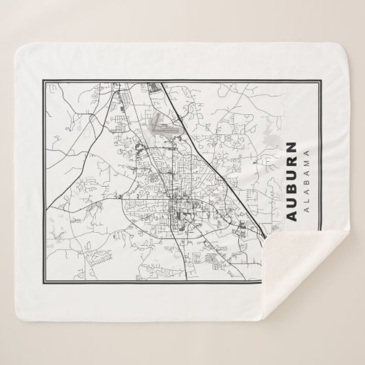 Couverture Sherpa Carte Auburn (Devant (Horizontal))