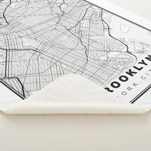 Couverture Sherpa Carte Brooklyn (3/4)