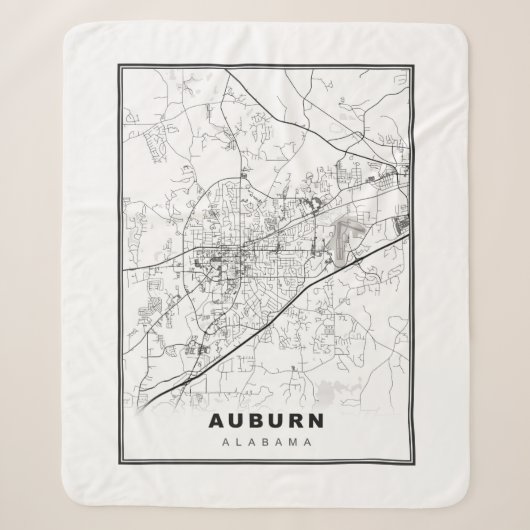 Couverture Sherpa Carte d'Auburn (Devant)